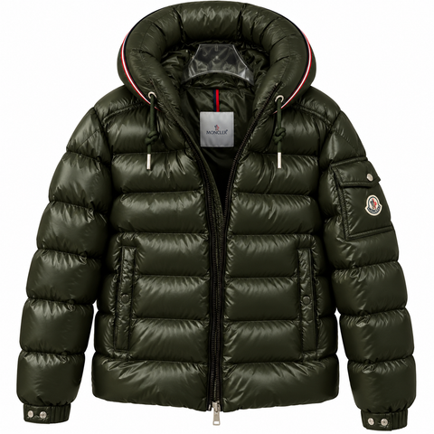 Moncler Hooded Puffer Jacket – Dark Olive Green