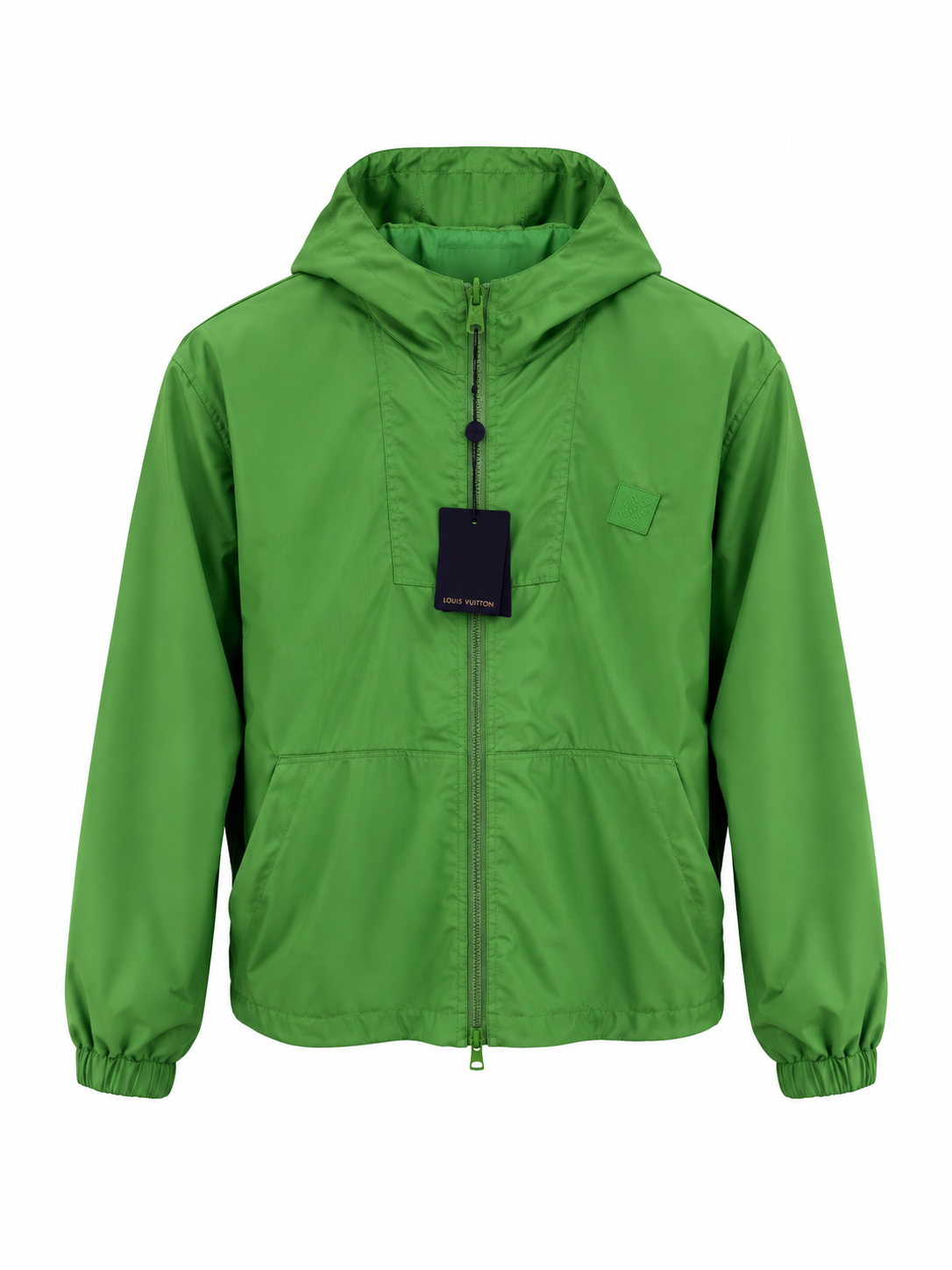 Louis Vuitton Green Hooded Windbreaker Jacket