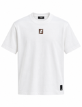 Fendi FF Logo Crewneck T-Shirt – White