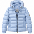 Moncler Hooded Puffer Jacket – Ice Blue