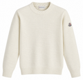 Moncler Logo Patch Knit Sweater – Ivory
