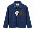 Loewe Leather Pocket Denim Jacket – Indigo Blue
