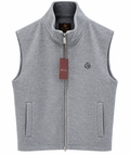 Loro Piana Zip-Up Wool-Blend Vest – Light Grey