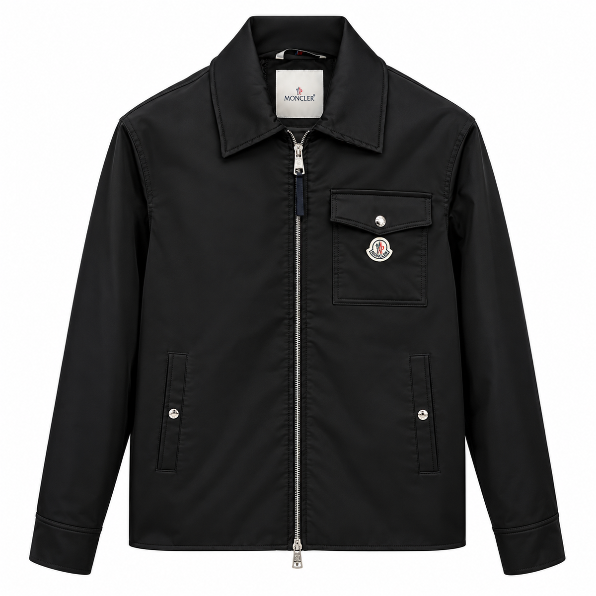 Moncler Black Zip-Up Jacket