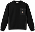 Moncler Black Side-Zip Pocket Sweatshirt