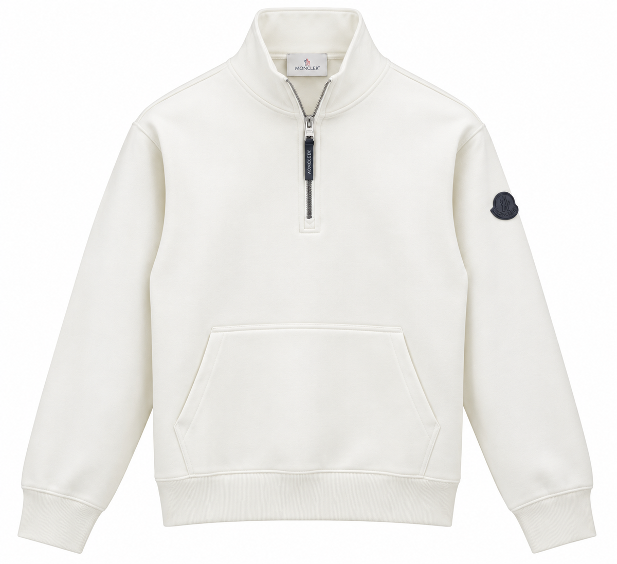 Moncler Half-Zip Sweatshirt – Off White