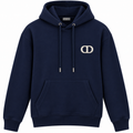 Dior CD Logo Hoodie – Navy Blue