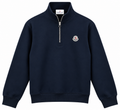 Moncler Half-Zip Sweatshirt – Navy Blue