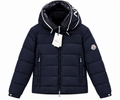 Moncler Hooded Quilted Puffer Jacket – Navy Blue