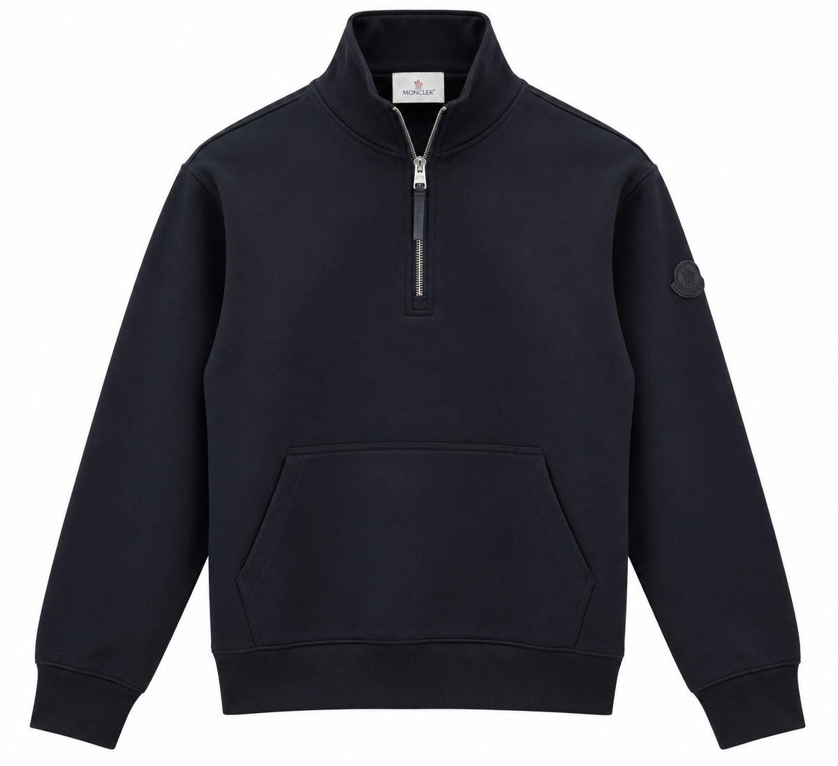 Moncler Half-Zip Sweatshirt – Black