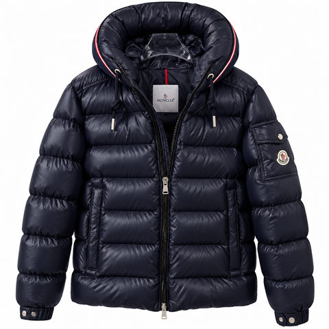 Moncler Hooded Puffer Jacket – Dark Navy