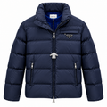 Prada Navy Blue Quilted Puffer Jacket