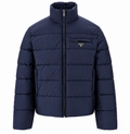 Prada Navy Quilted Puffer Jacket