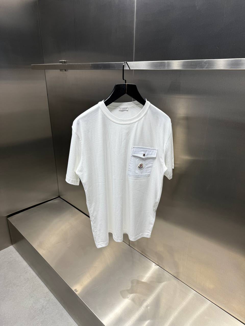 Moncler Pocket T-Shirt – White