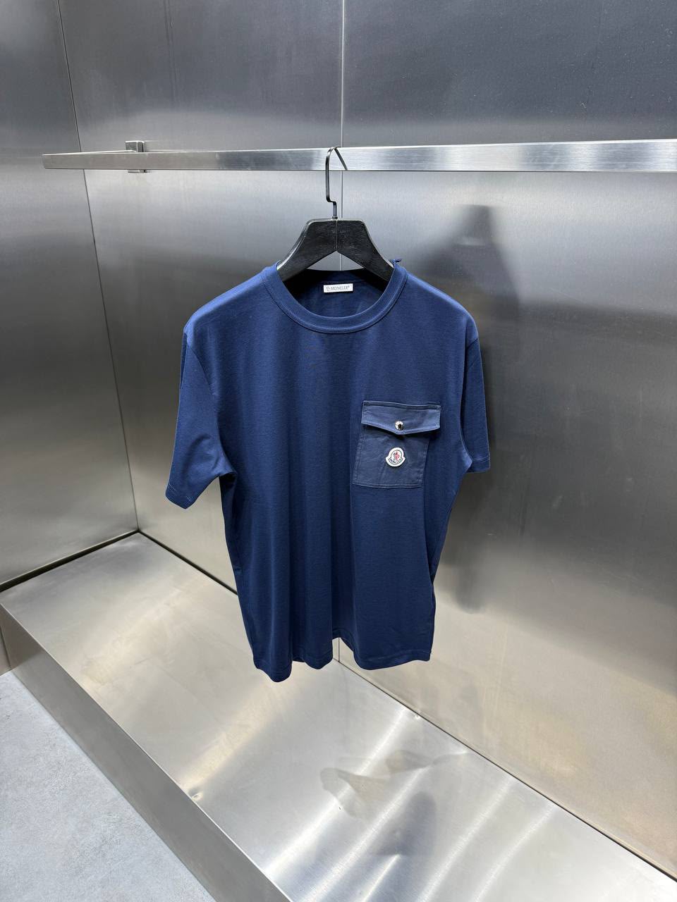 Moncler Pocket T-Shirt – Navy