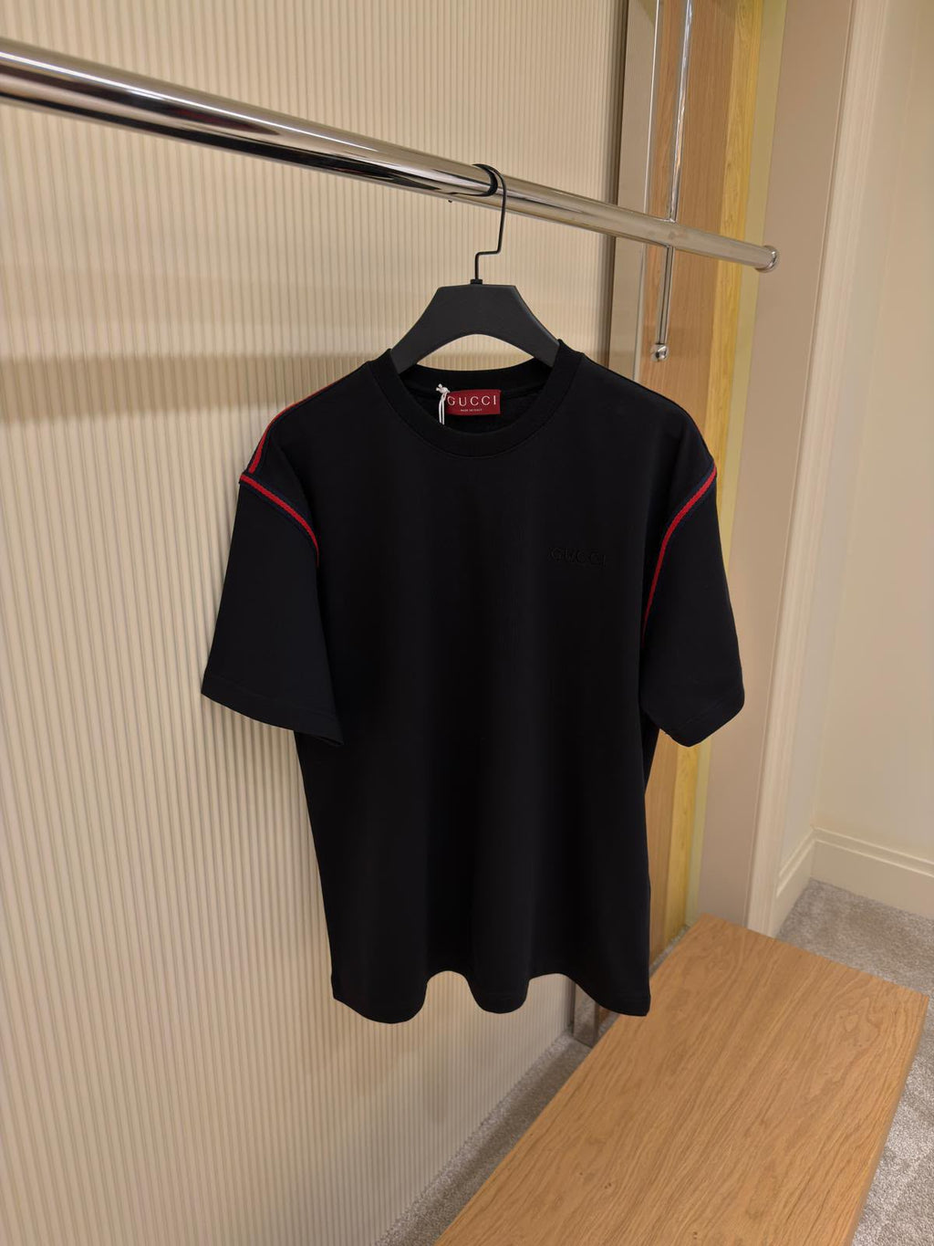 Gucci Web Stripe T-Shirt – Black
