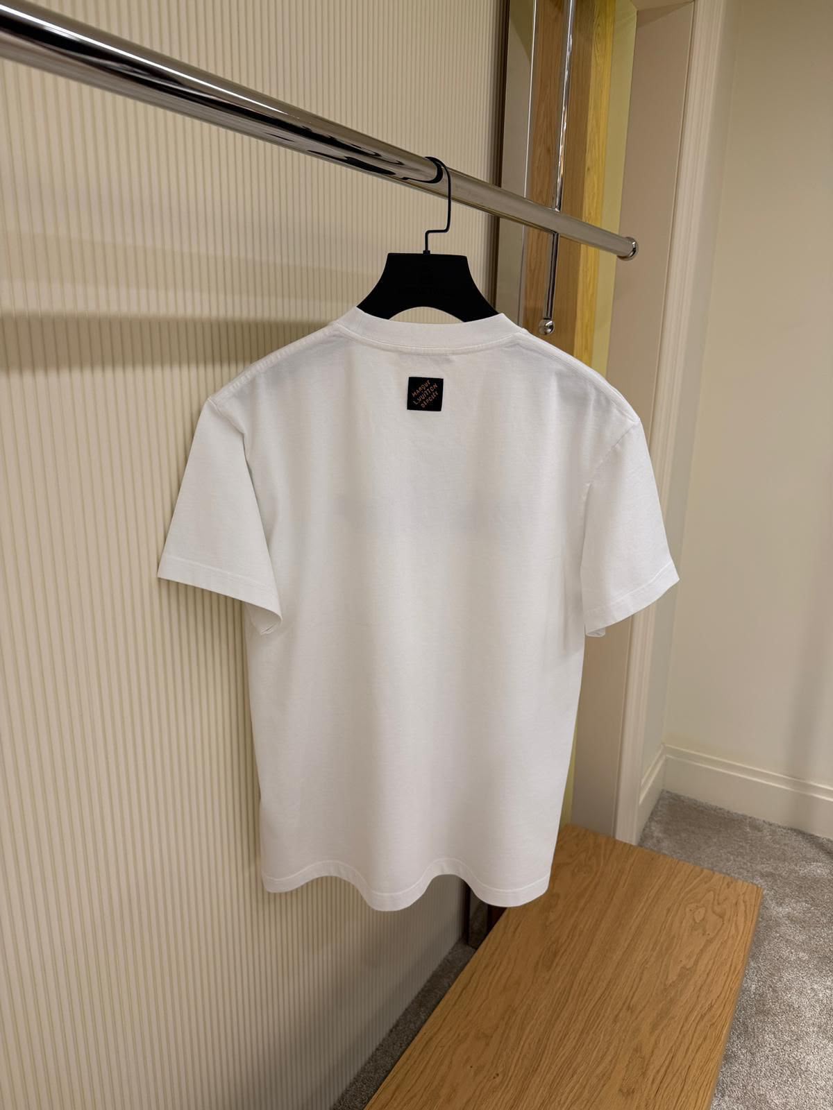 Louis Vuitton Denim Script T-Shirt – White