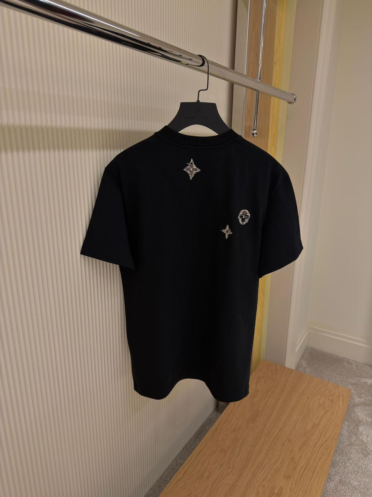 Louis Vuitton Crystal Monogram T-Shirt – Black