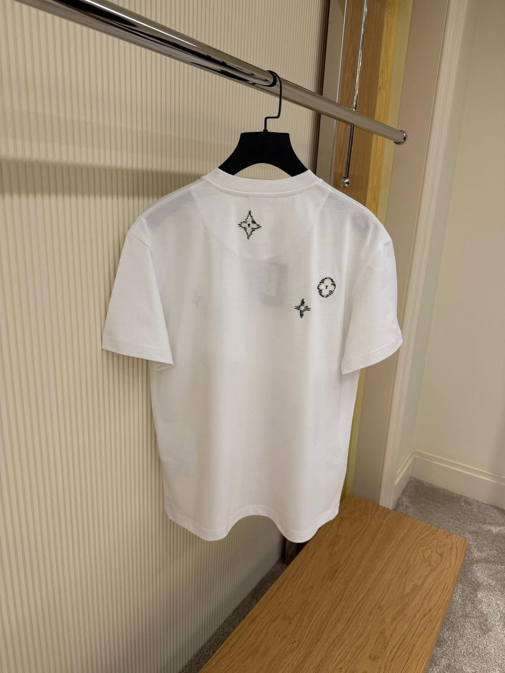 Louis Vuitton Crystal Monogram T-Shirt – White