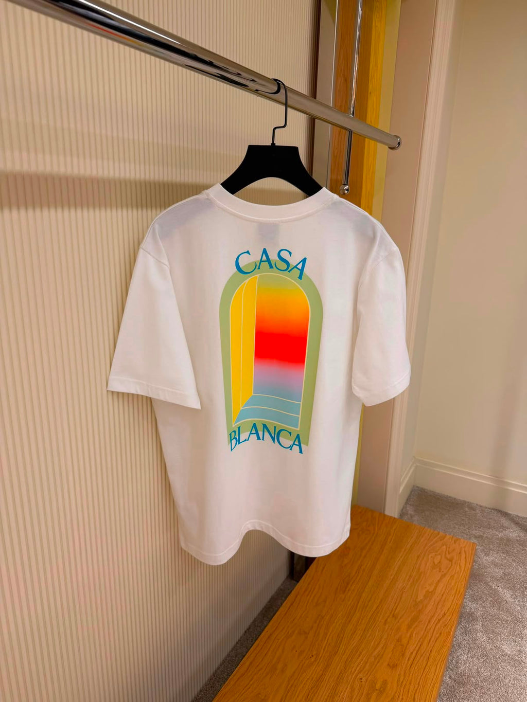 Casablanca Arch Logo T-Shirt – White