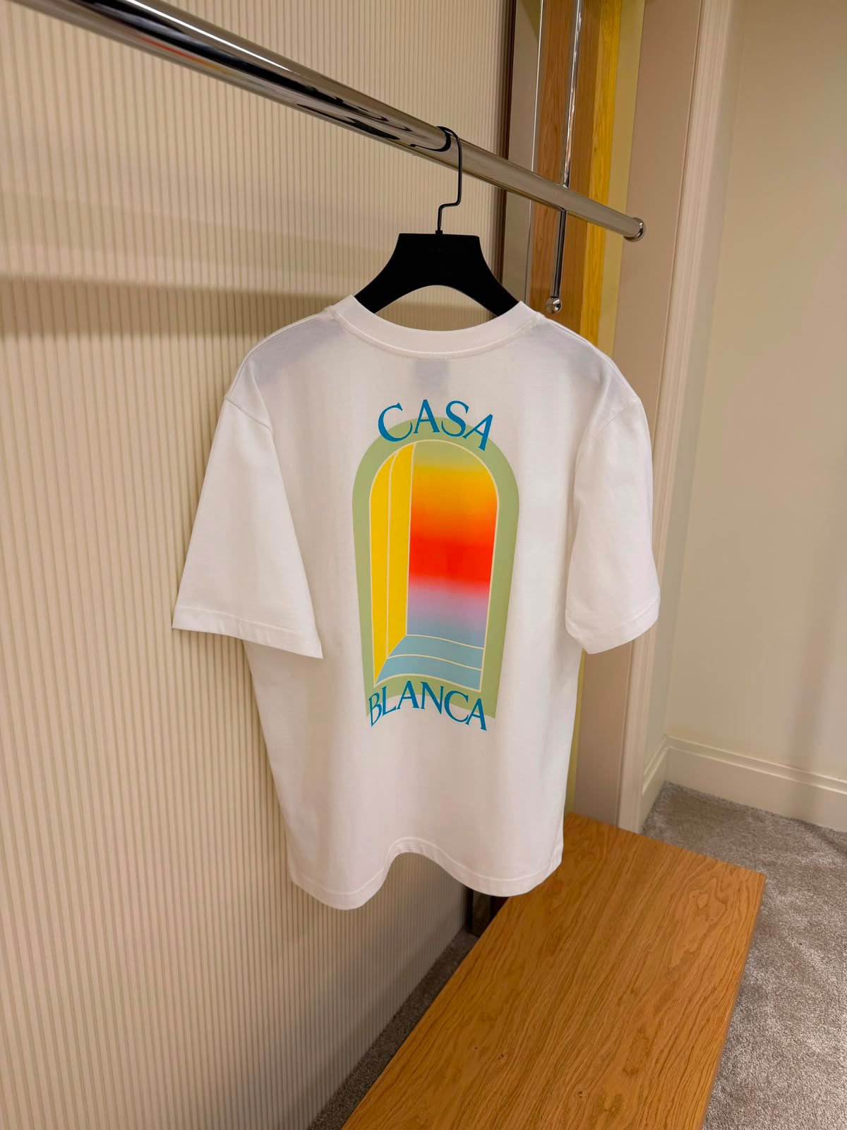 Casablanca Arch Logo T-Shirt – White