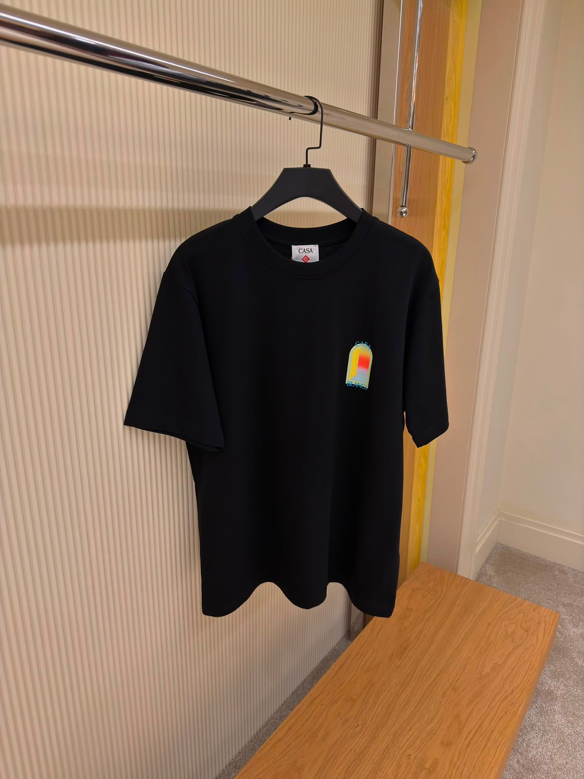 Casablanca Arch Logo T-Shirt – Black