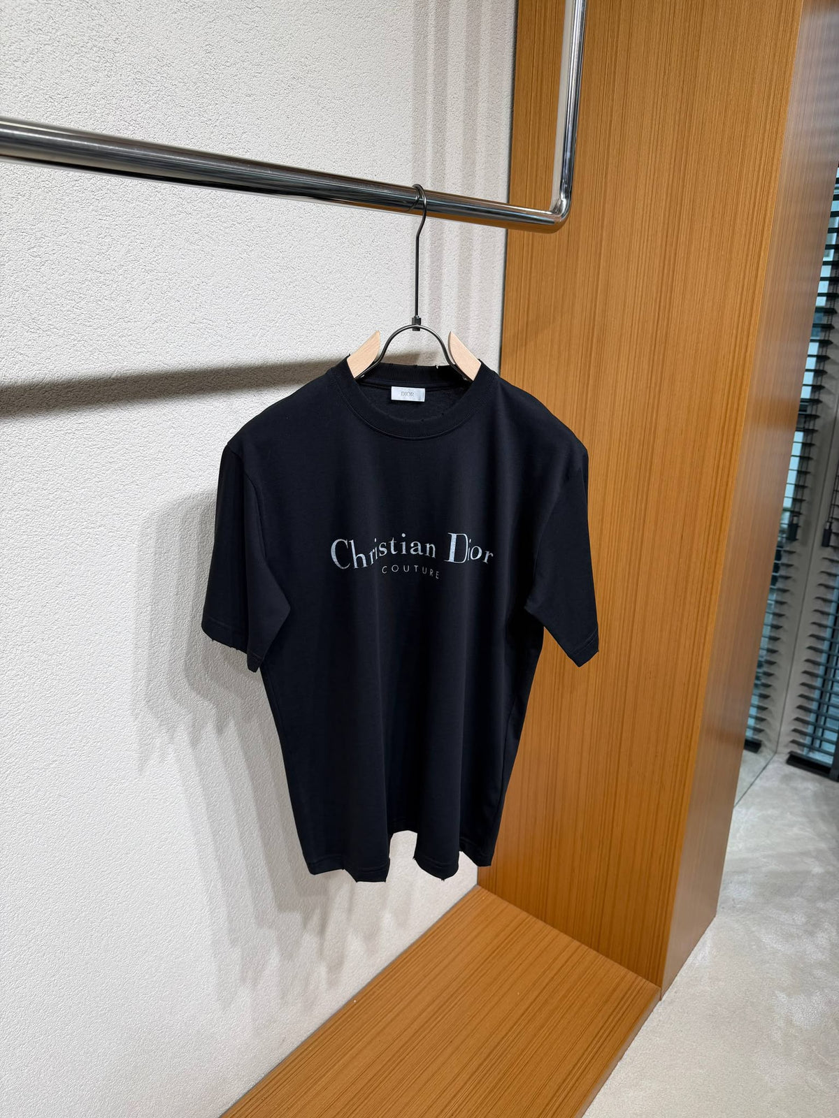 Christian Dior Couture Logo T-Shirt – Black