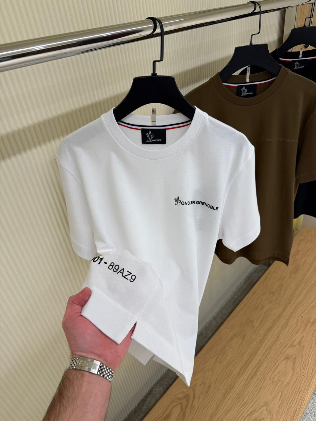Moncler Grenoble Logo T-Shirt – White