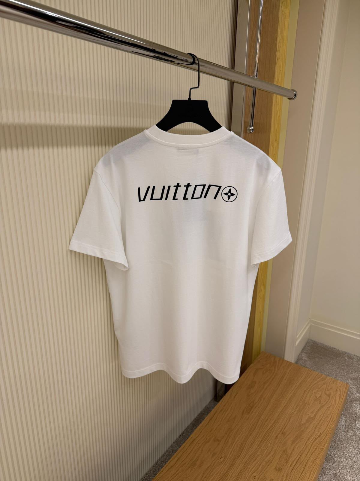 Louis Vuitton Oversized LV Logo T-Shirt – White