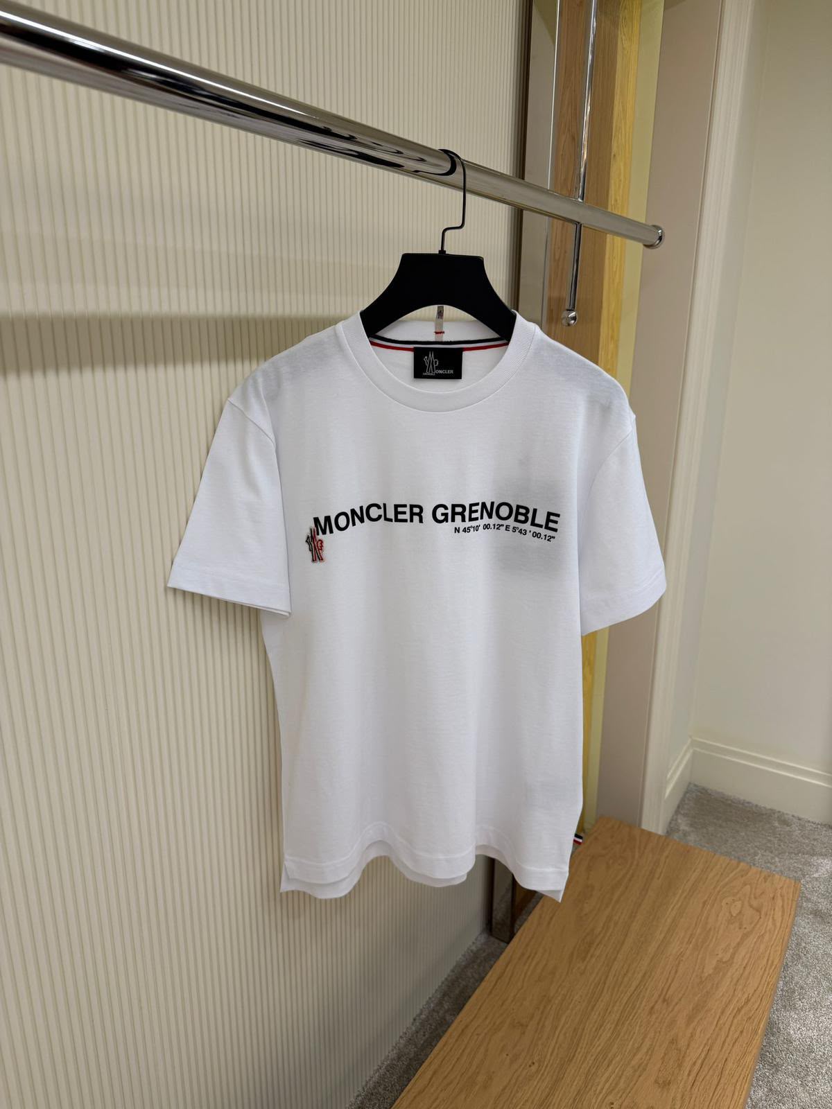 MONCLER GRENOBLE Logo Cotton T-Shirt – White