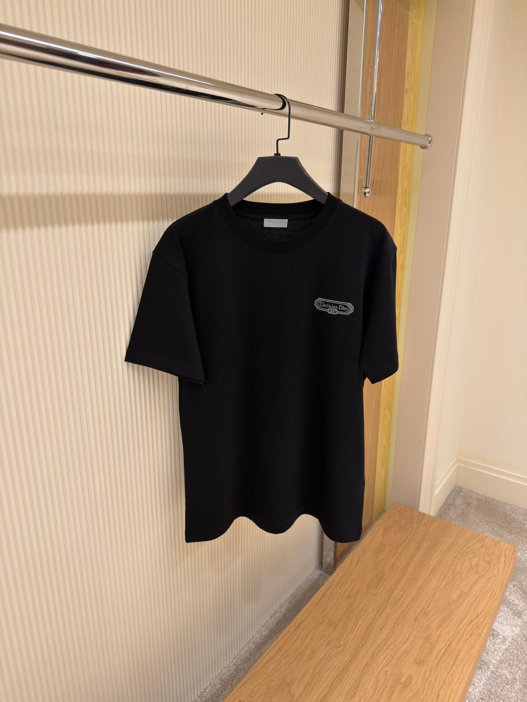 CHRISTIAN DIOR Couture Logo T-Shirt – Black