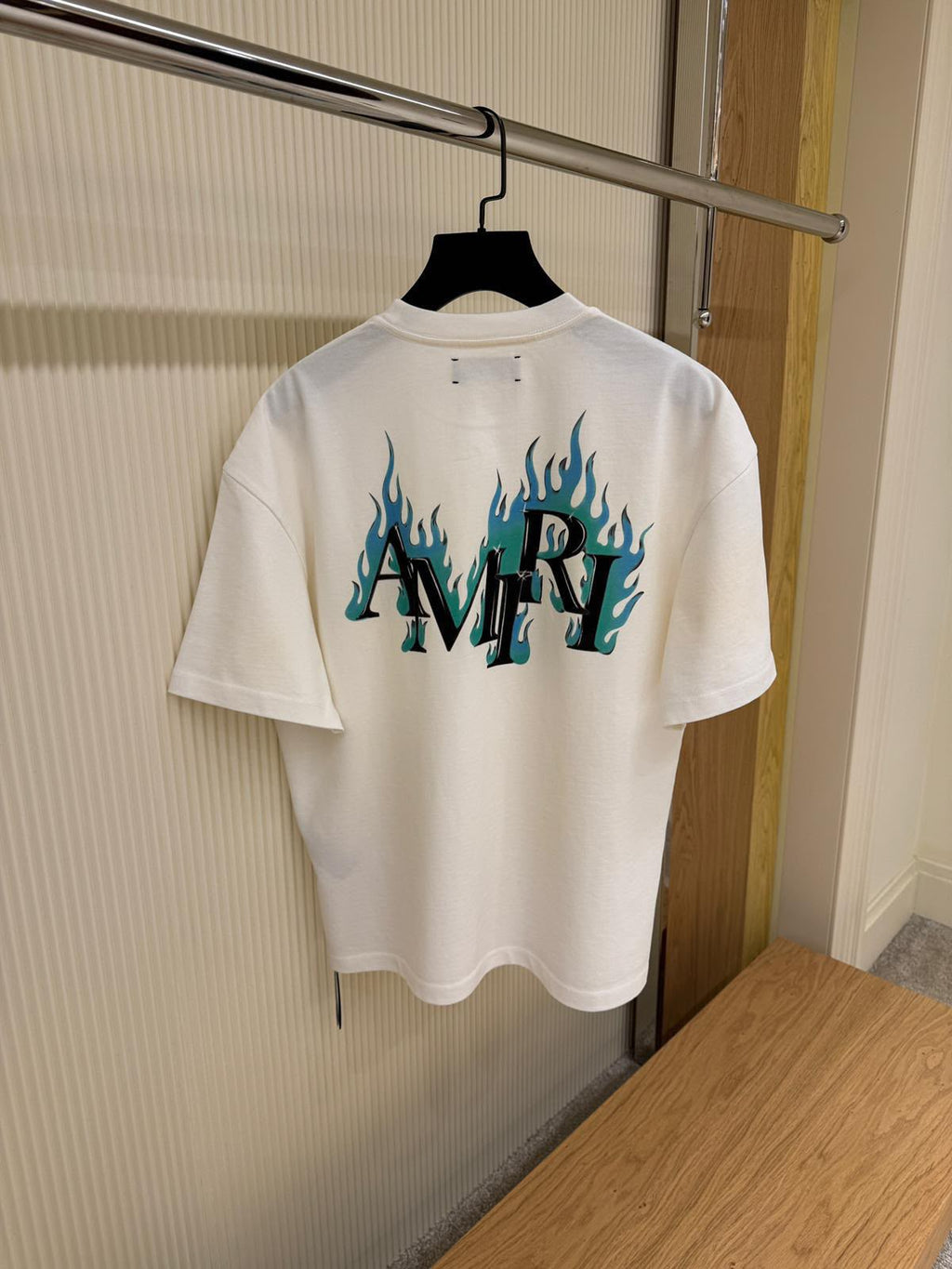 AMIRI Flame Logo T-Shirt – Cream