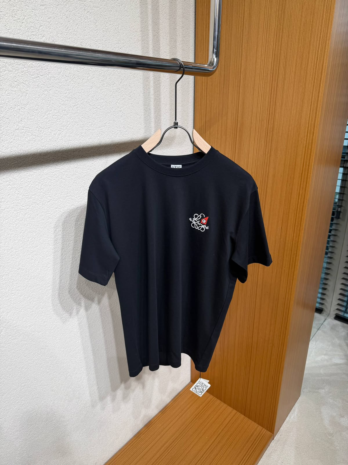 LOEWE Anagram Detail T-Shirt – Black