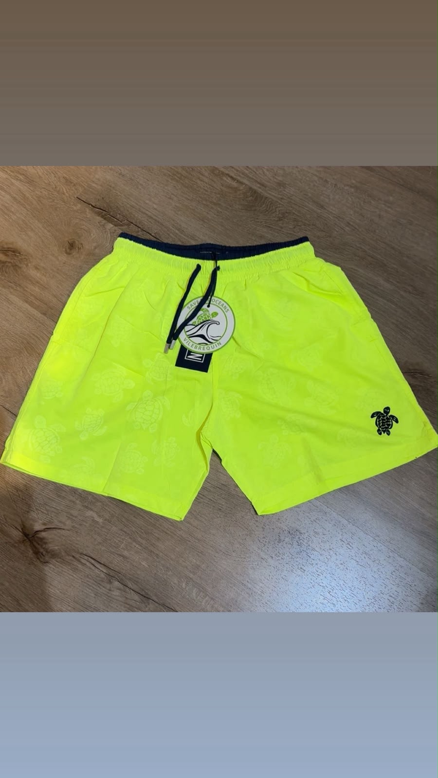 Vilebrequin Turtle Print Swim Shorts – Neon Chartreuse