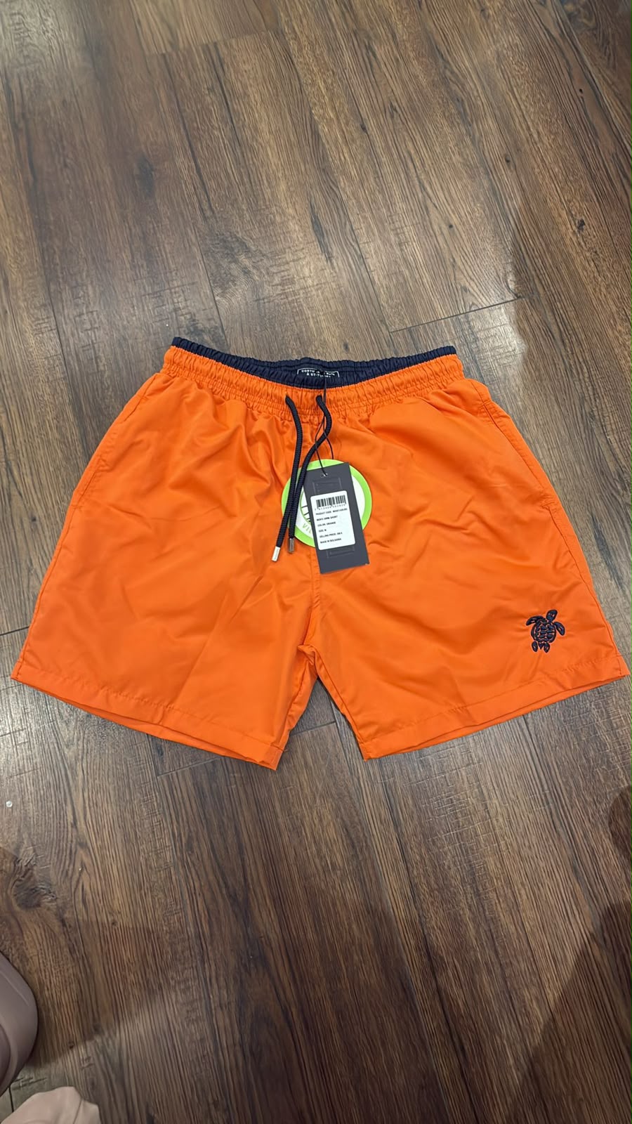Vilebrequin Solid Swim Shorts – Bright Orange