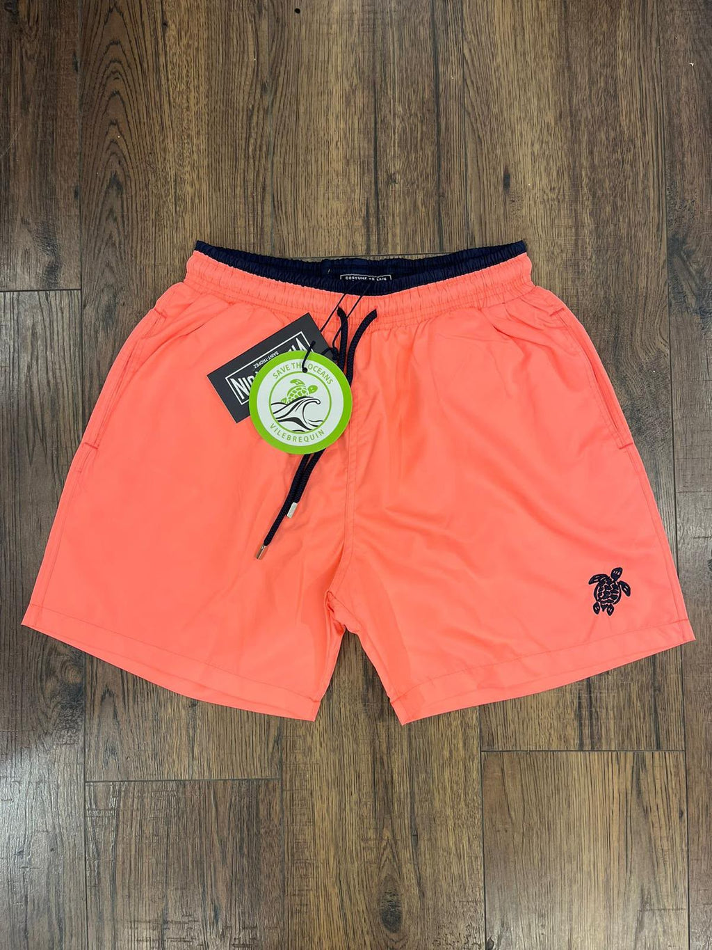 Vilebrequin Solid Swim Shorts – Coral Pink