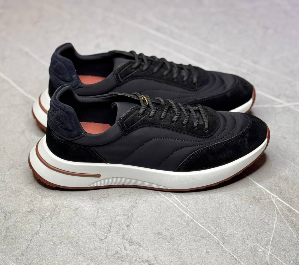 Loro Piana Casual Sneakers – Black & White