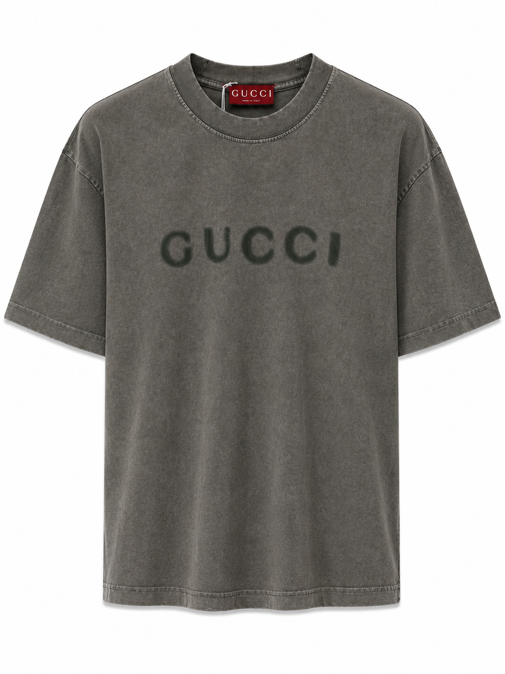 Gucci Washed Logo T-Shirt – Grey