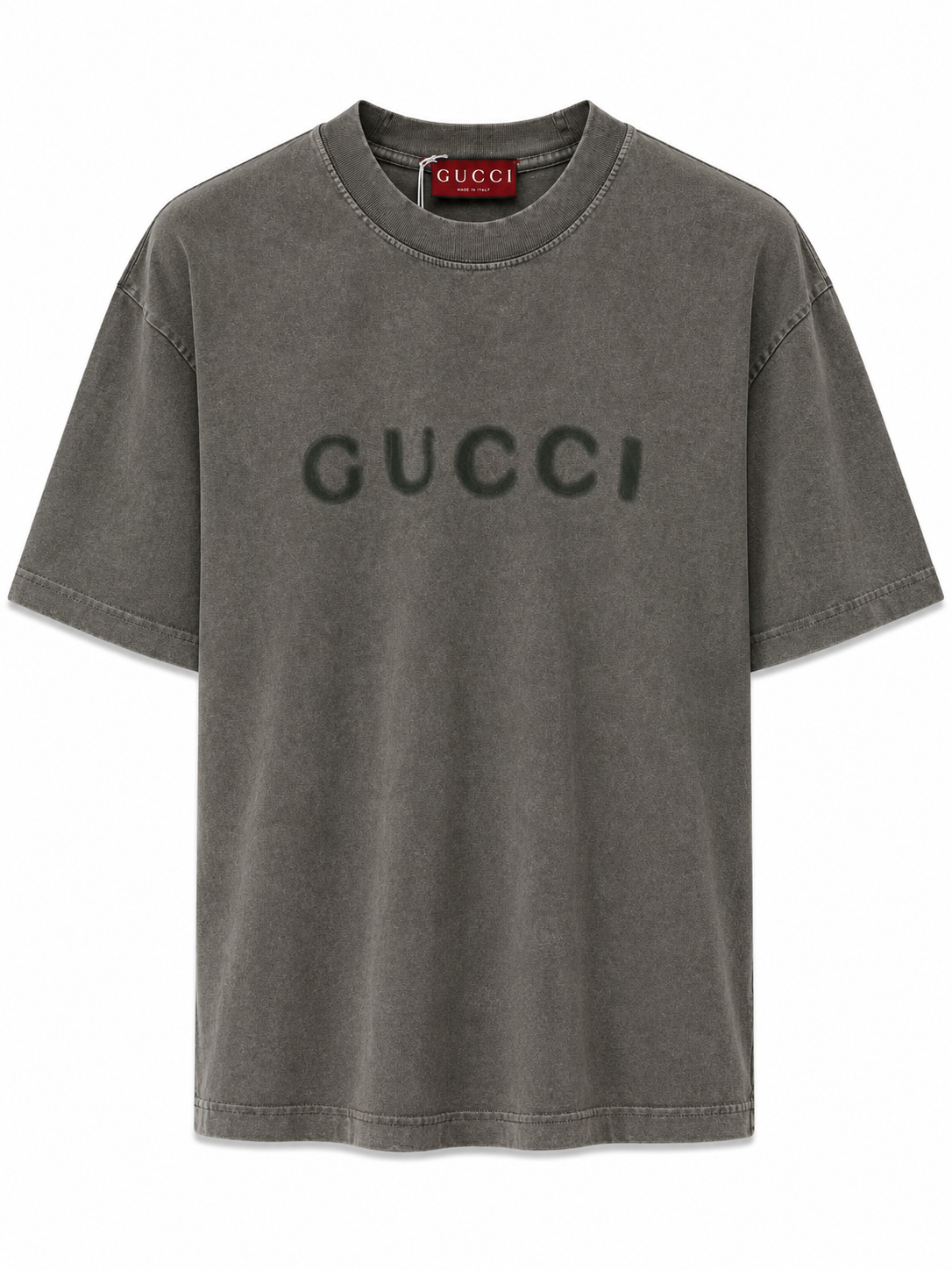 Gucci Washed Logo T-Shirt – Grey