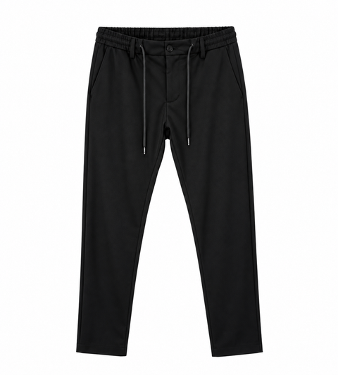 Prada Drawstring Tailored Pants – Black
