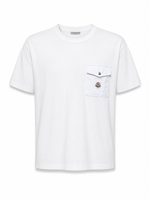 Moncler Pocket T-Shirt – White