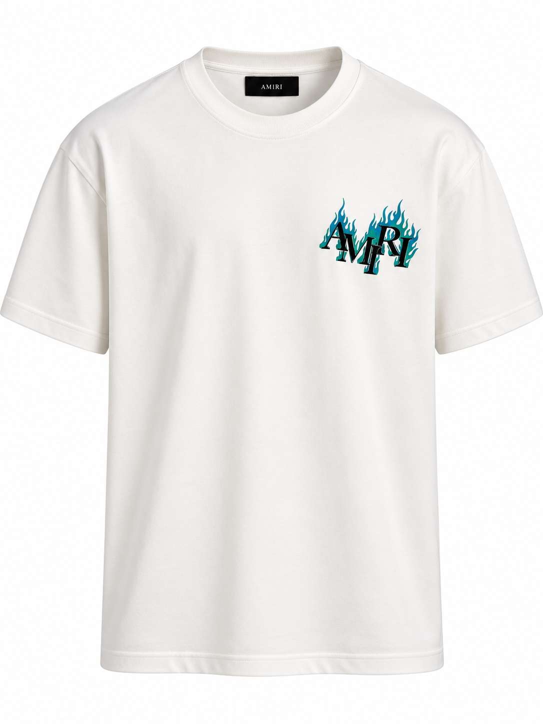 AMIRI Flame Logo T-Shirt – Cream