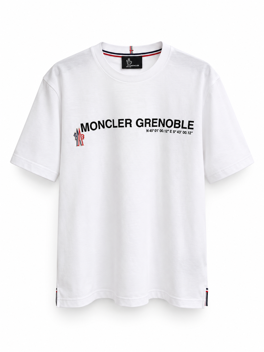 MONCLER GRENOBLE Logo Cotton T-Shirt – White