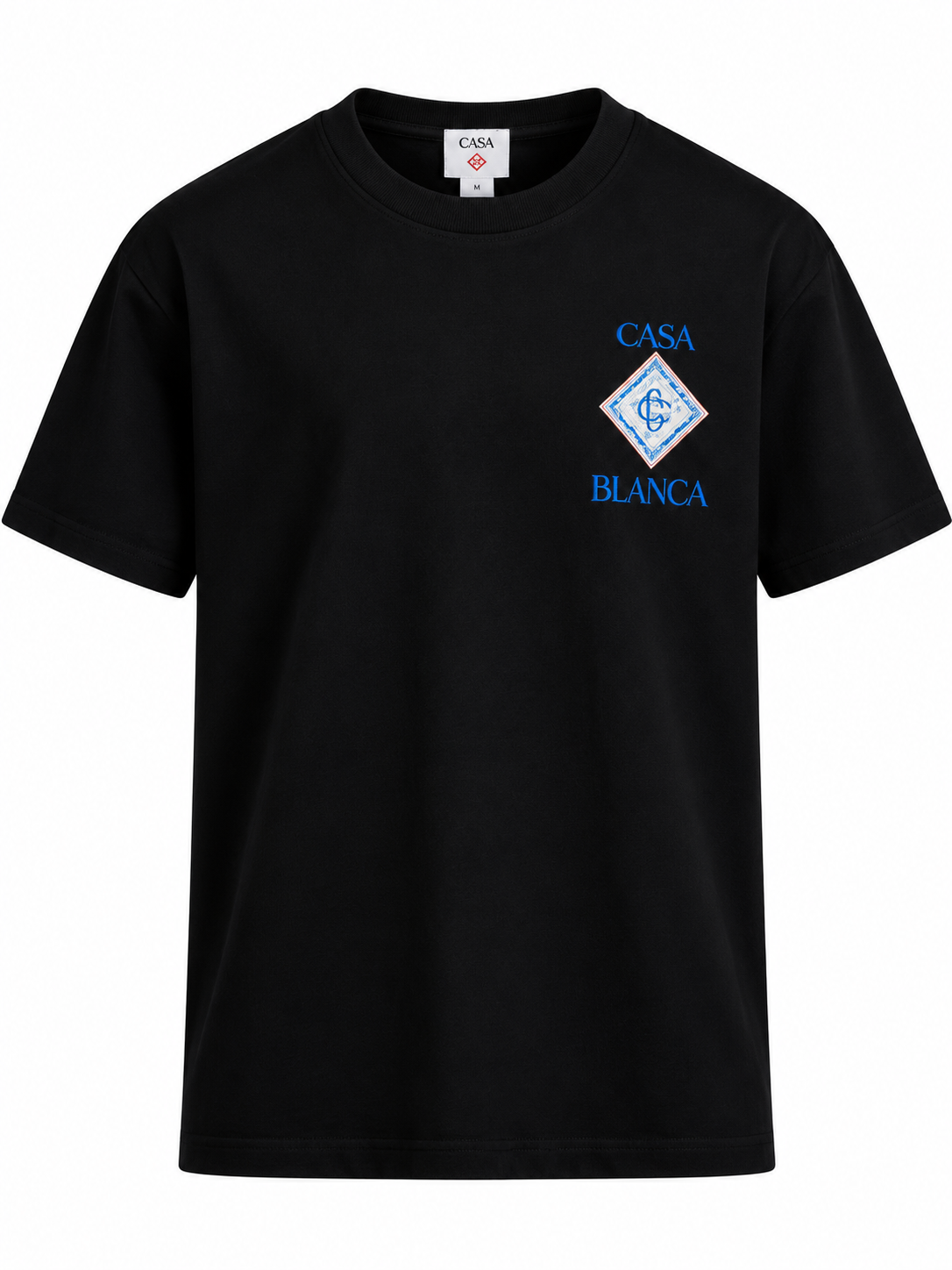 Casablanca Diamond Logo T-Shirt – Black